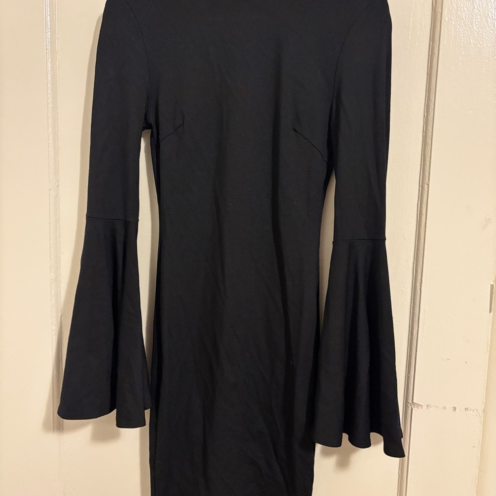Fashion Nova Black Long Sleeve Dress